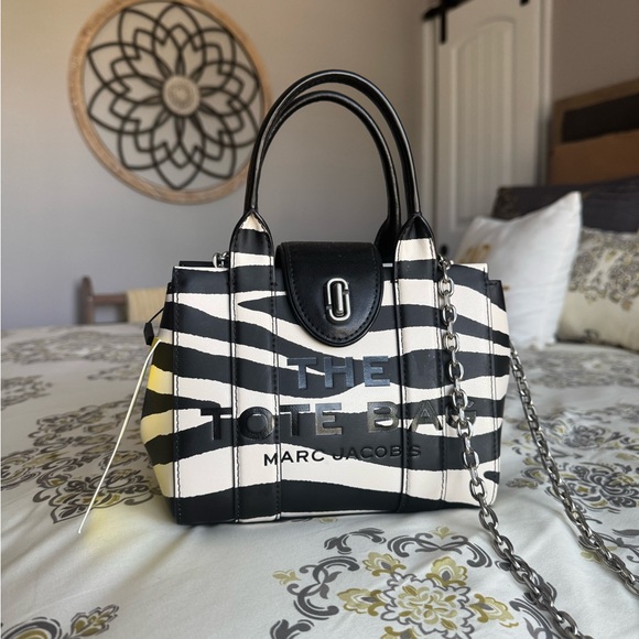 Marc Jacobs Zebra Stripe Tote Bag - Picture 1 of 3